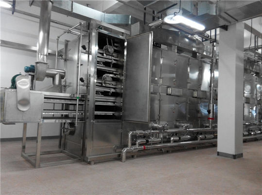 Acciaio inossidabile 100kg/h DW Mesh Belt Dryer Oven Machine